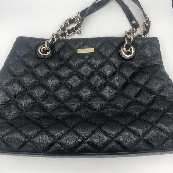Kate Spade Maryanne Gold Coast Quilted Black - Picture 2 of 10